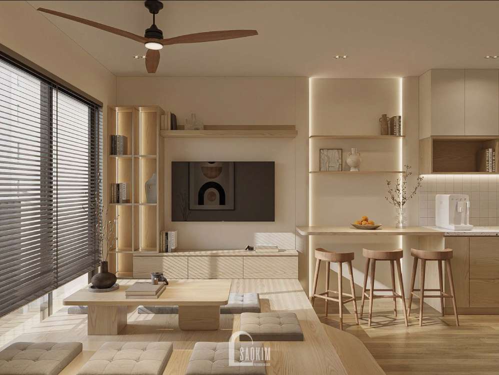 Thiết Kế Nội Thất Chung Cư Phong Cách Nhật Bản Dự Án The Sakura Vinhomes Smart City